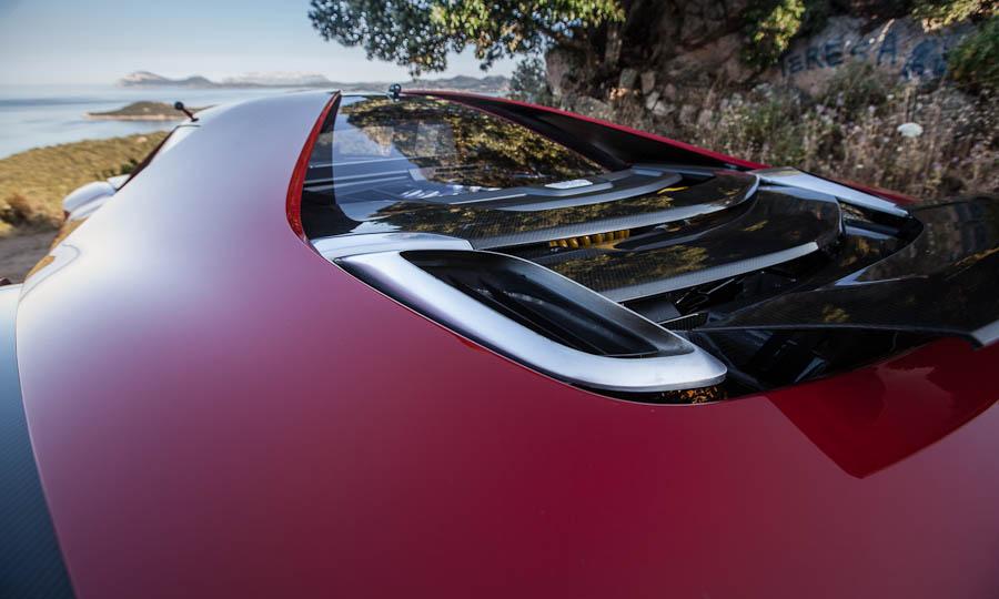 Italdesign Giugiaro Parcour, 2013 - Exhaust exits through the rear deck. Five bucks to the first guy who fords a doorsill-high stream - Photo by Davey G. Johnson.